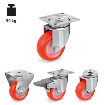 TR-36-S-Ruote in poliuretano termoplastico